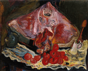 Chaim Soutine, “Still Life with Rayfish” (ca 1924), oil on canvas | Image source: thejewishmuseum.org