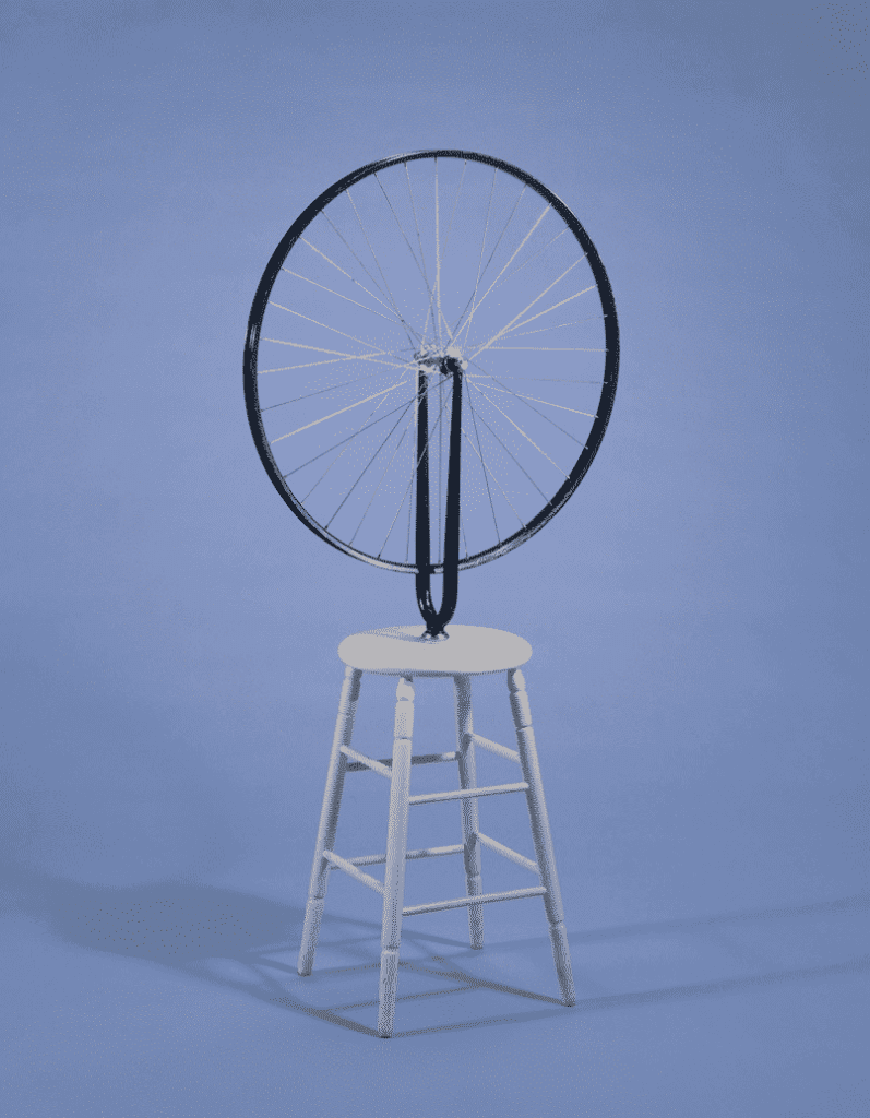 Marcel Duchamp Bicycle Wheel 1964 replica of 1913 original “Readymade”  Image source httpopenfileblog.blogspot.com